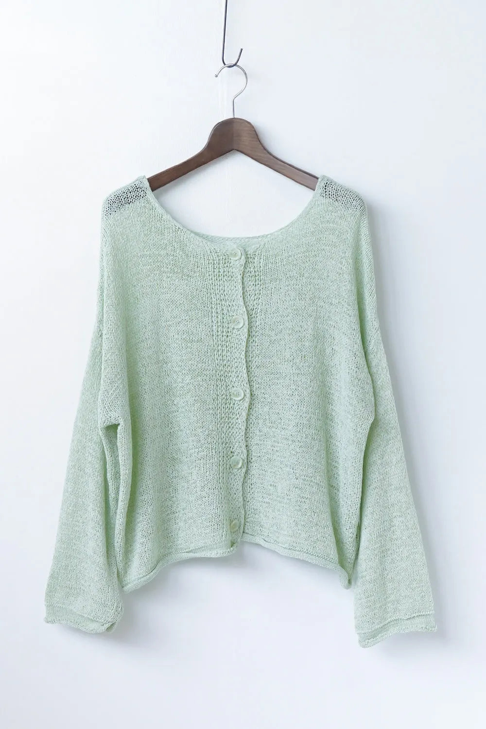 前後2wayローゲージルーズカーデ