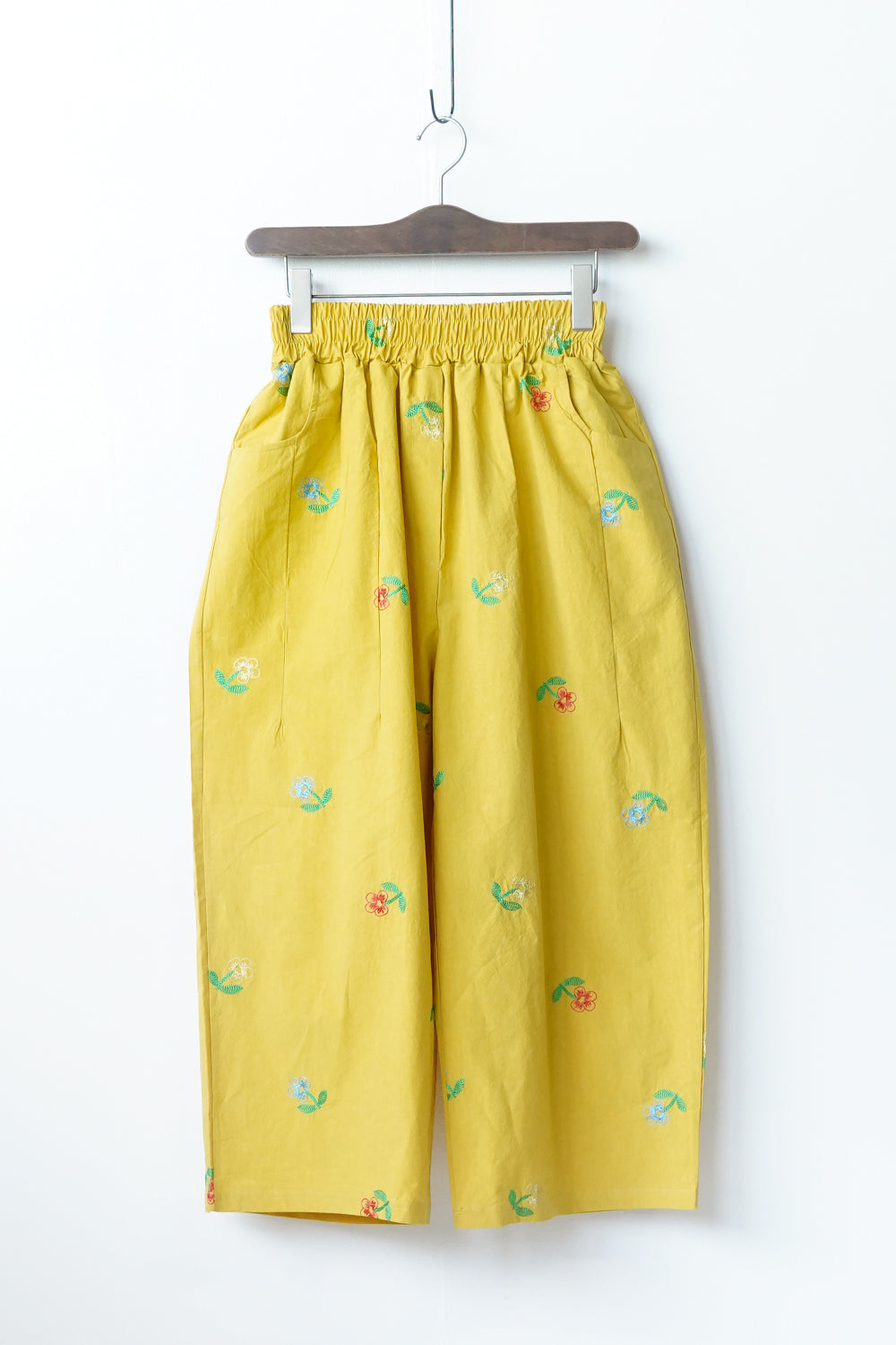 花刺繍コットンワイドパンツ – LILA & CITTA ONLINE SHOP