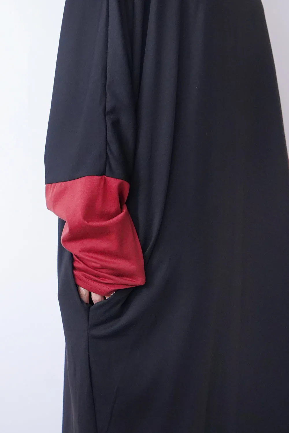 バイカラーカットソーワンピース