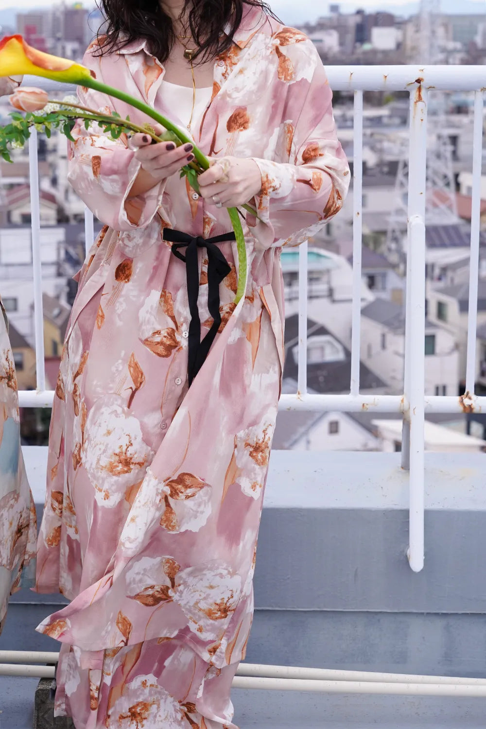 LILA n' citta】水彩柄シフォンシャツワンピース – LILA & CITTA