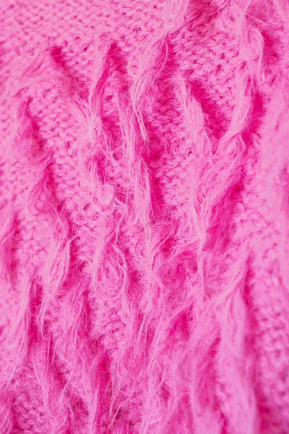 もけもけループハイネックニット