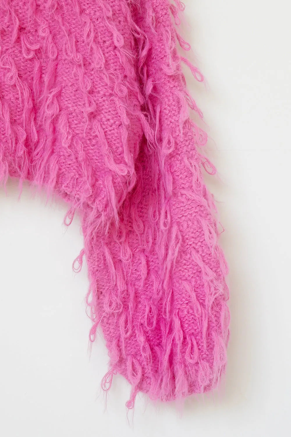 もけもけループハイネックニット