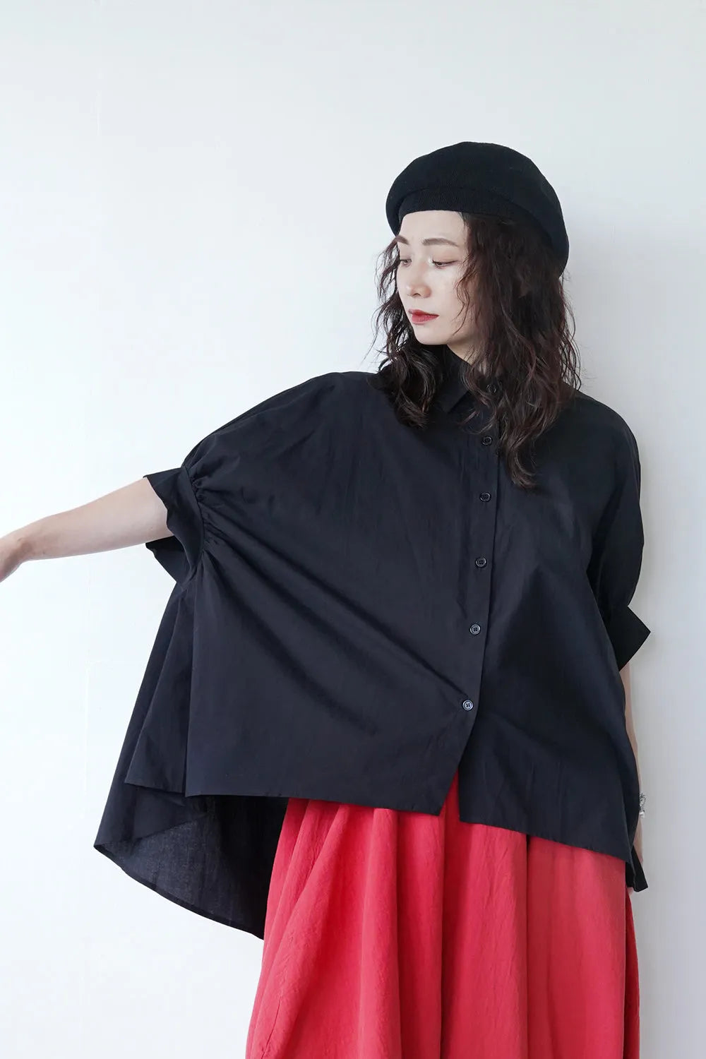 ドルマンコットンシャツ