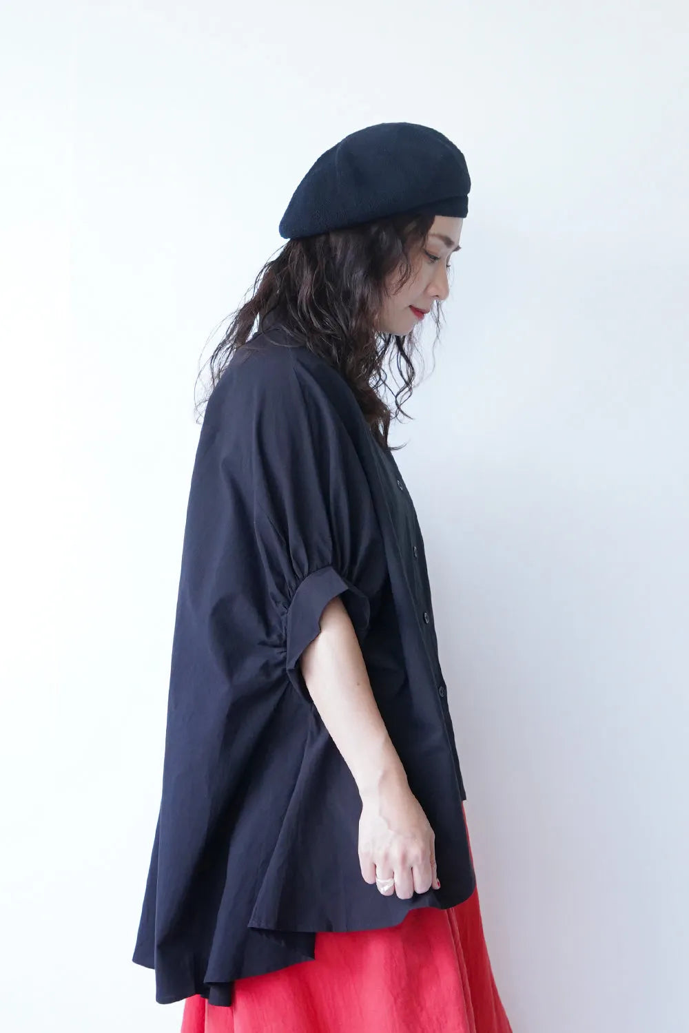 ドルマンコットンシャツ