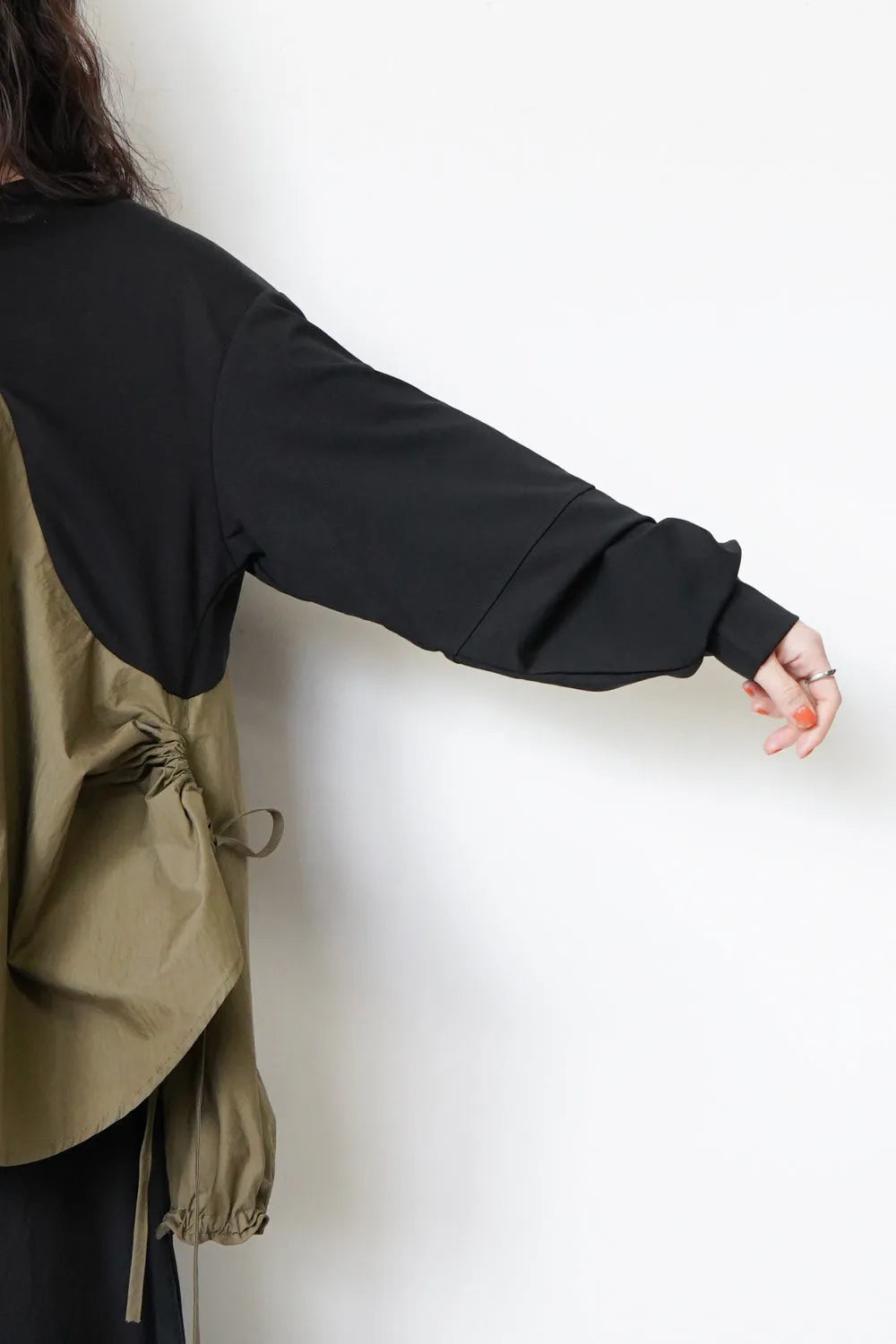 【MICALLE MICALLE】サイドドロストTシャツ