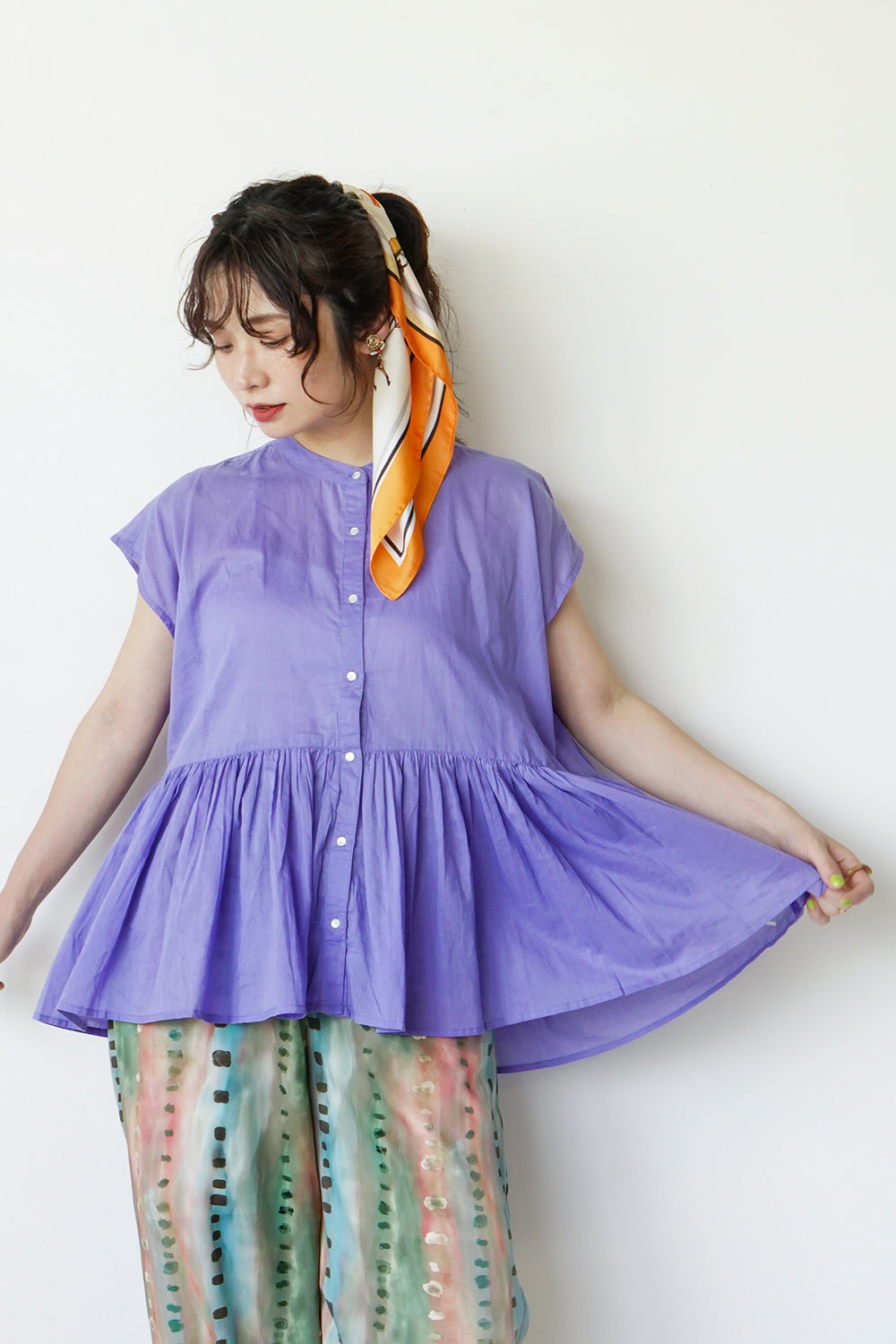本物保証!  & LILA – ボイルタックスキッパーブラウス CITTA SHOP ONLINE 日本酒