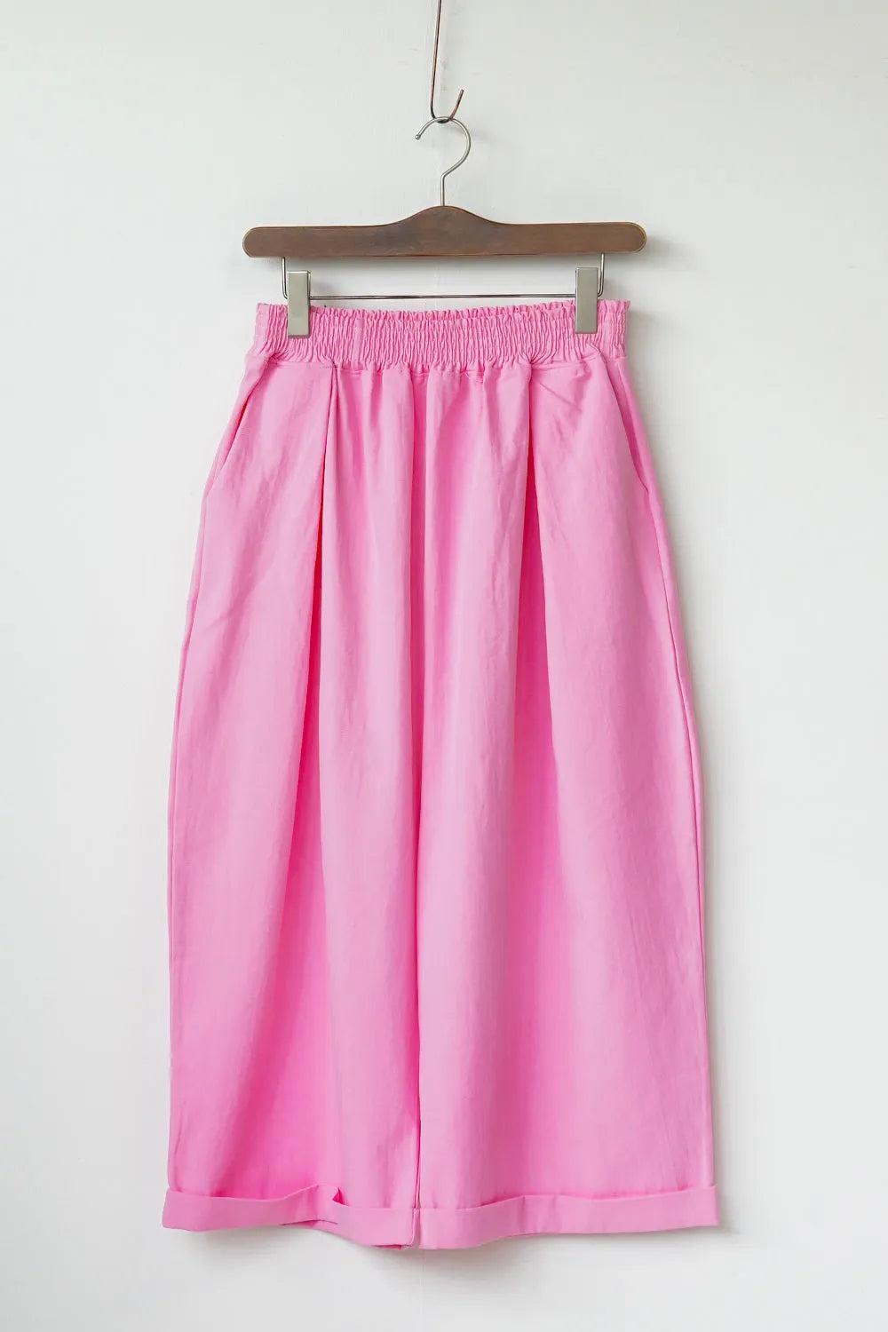 カラータックワイドパンツ