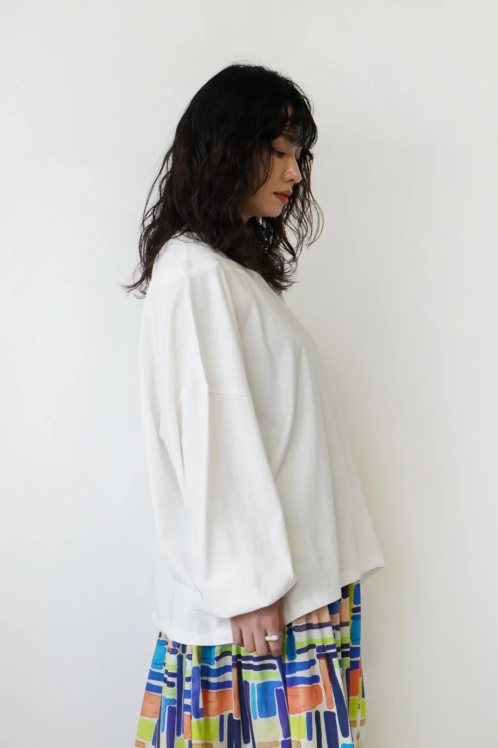 ワンショルオープンカットソー