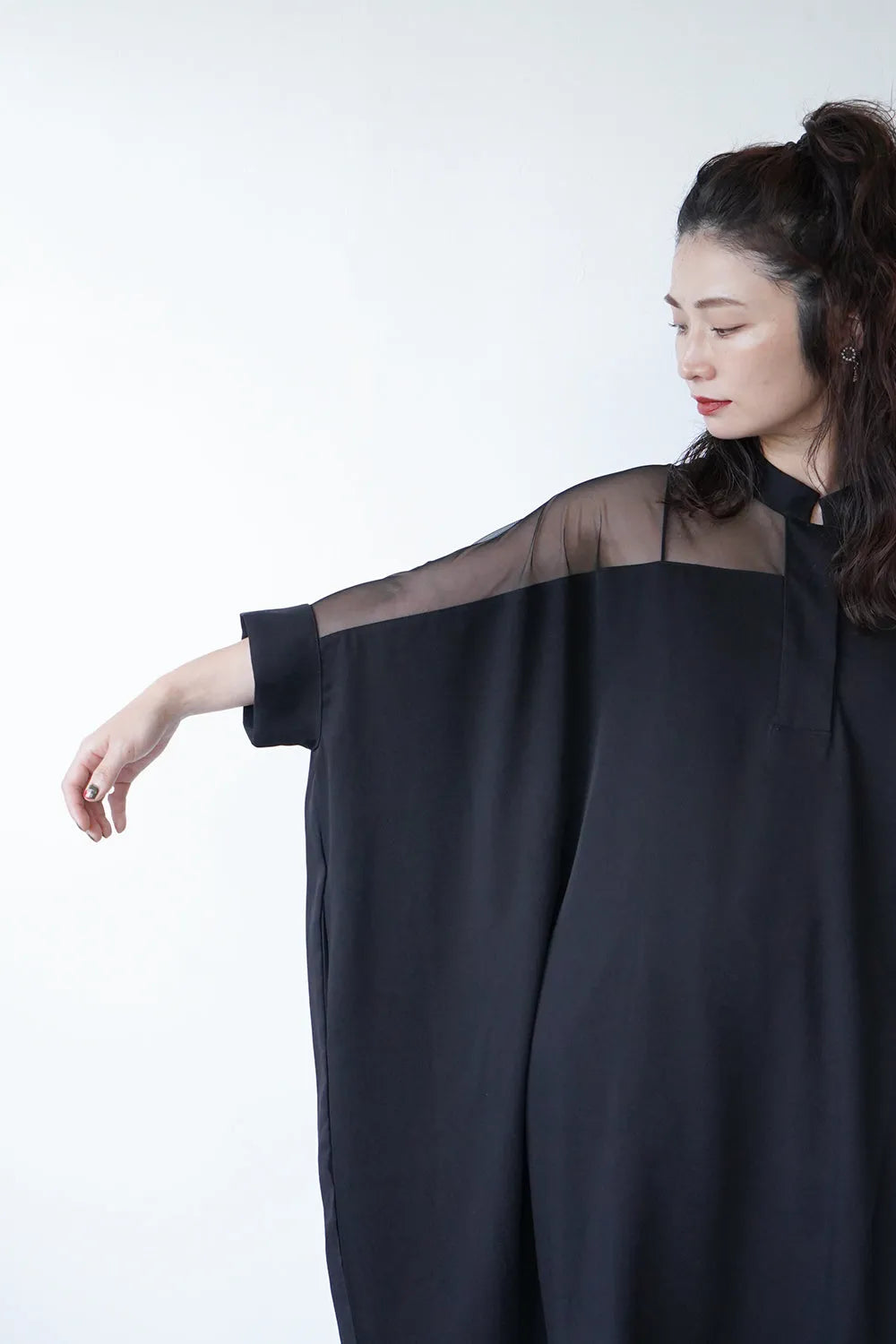 ヨークシアー切替ドルマンチュニックワンピース