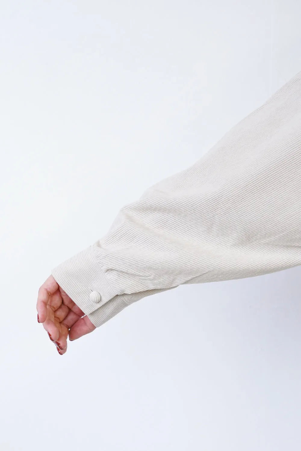 パイピング切替コーデュロイワンピース