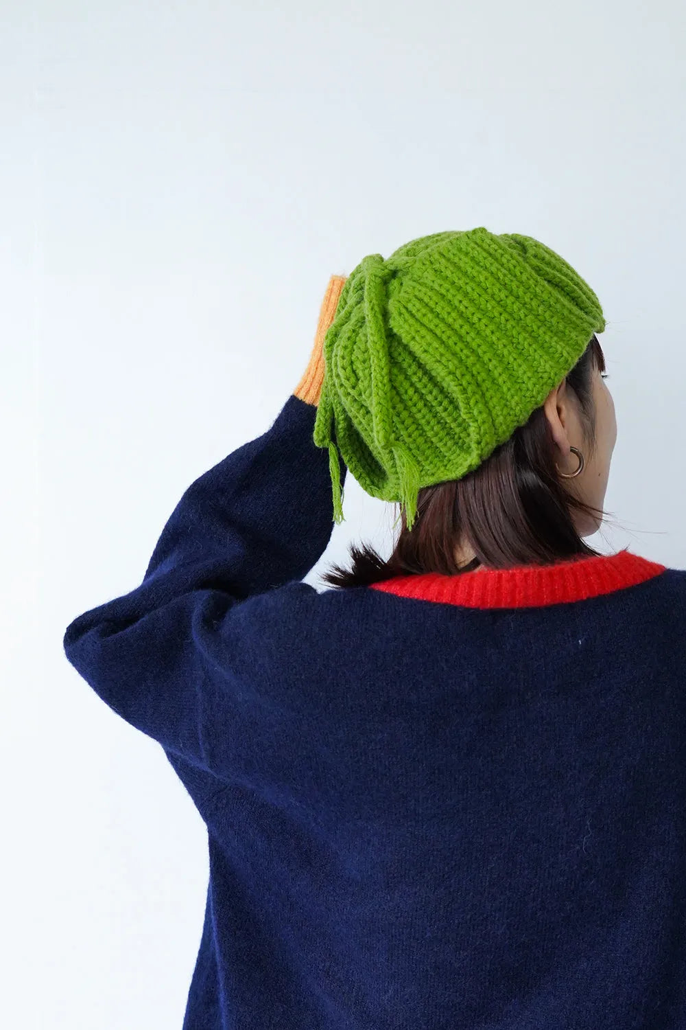 耳当て付きニット帽