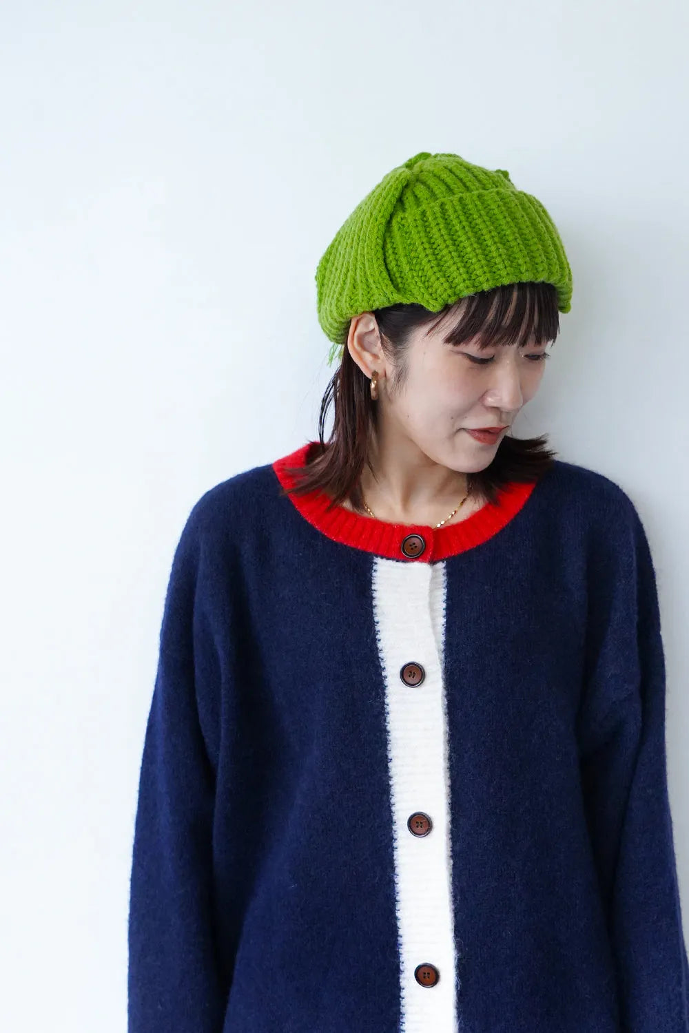 耳当て付きニット帽