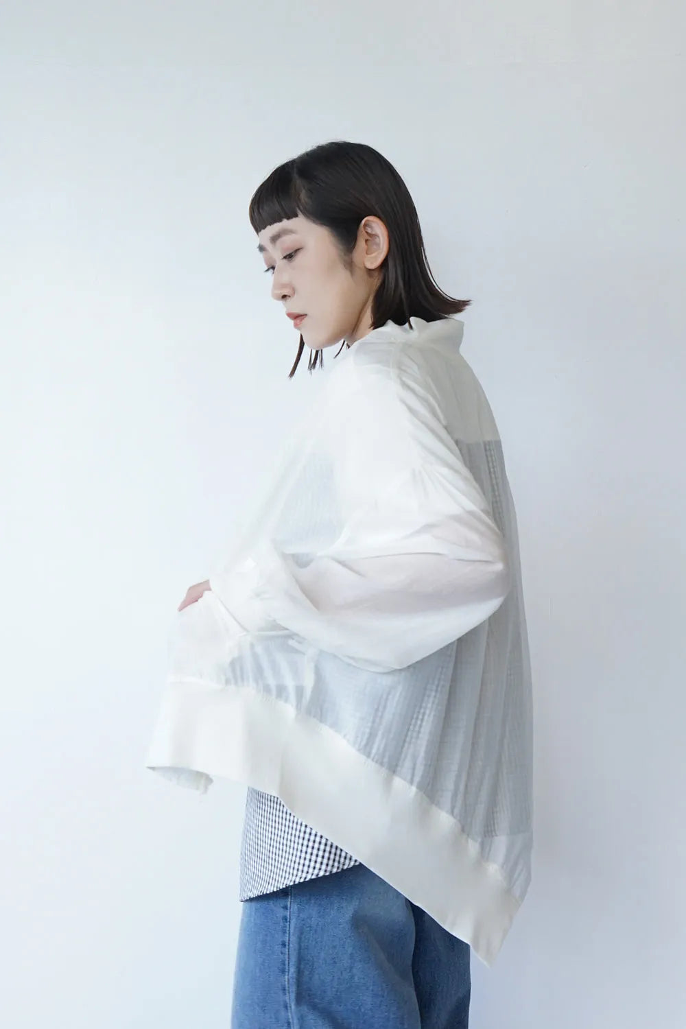 アンバランスヘム シアーブルゾン