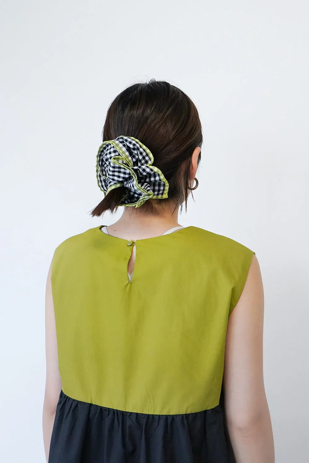 3配色ロングワンピース