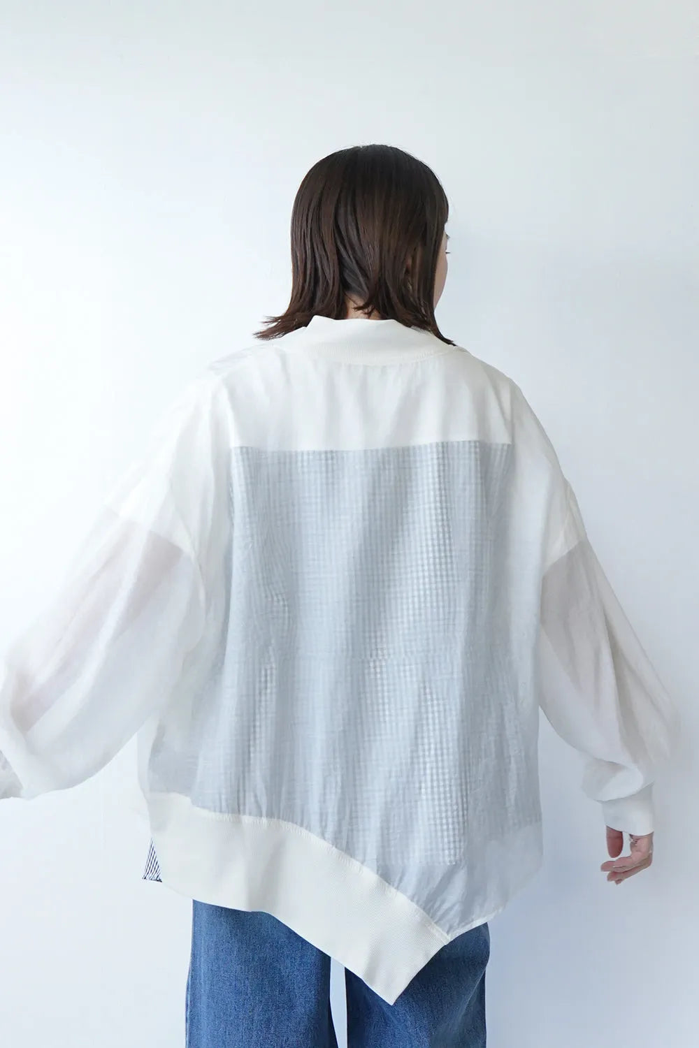 アンバランスヘム シアーブルゾン