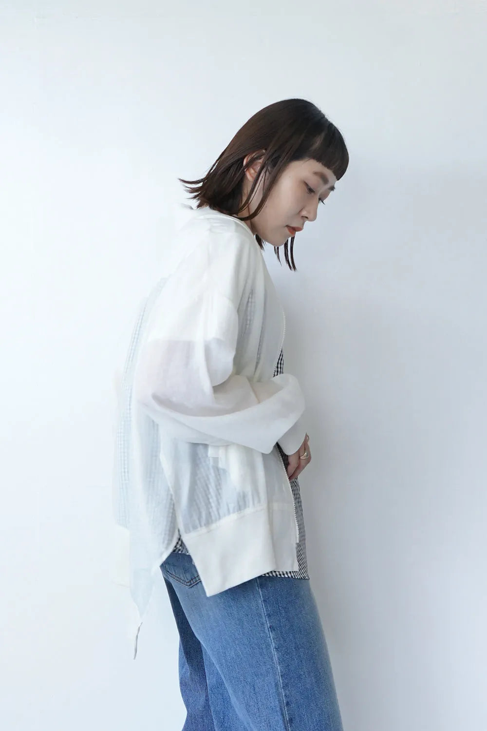 アンバランスヘム シアーブルゾン