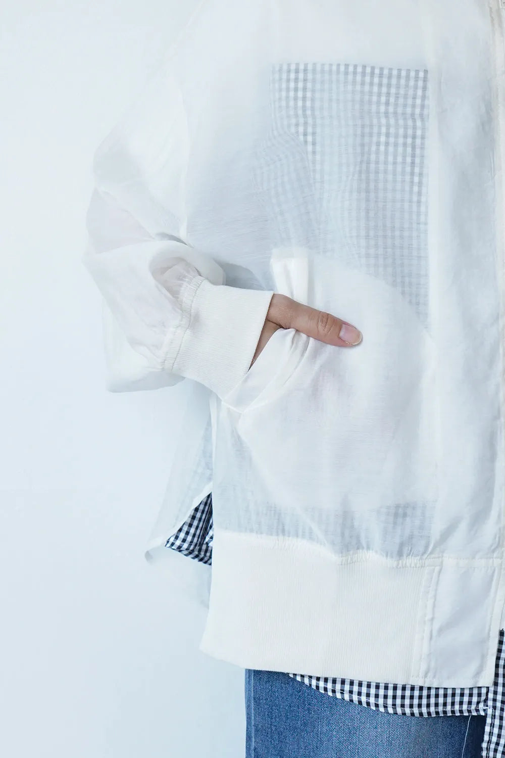 アンバランスヘム シアーブルゾン