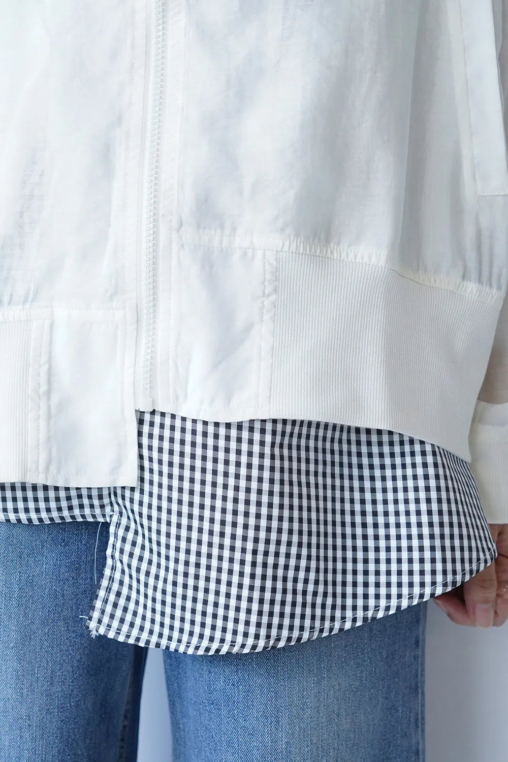 アンバランスヘム シアーブルゾン