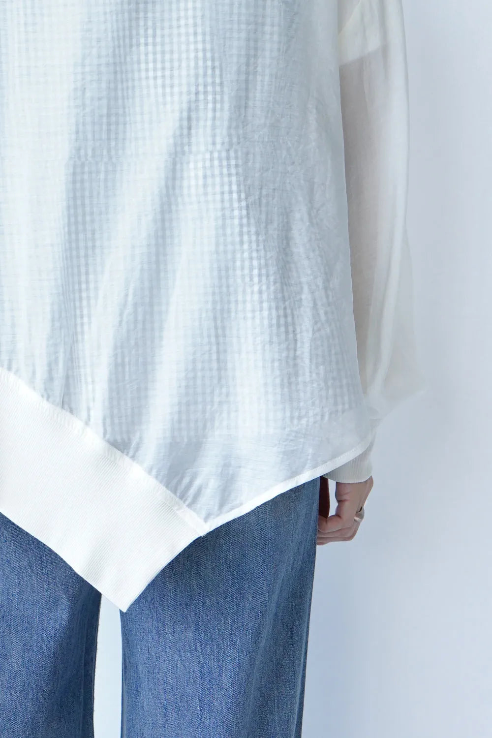 アンバランスヘム シアーブルゾン