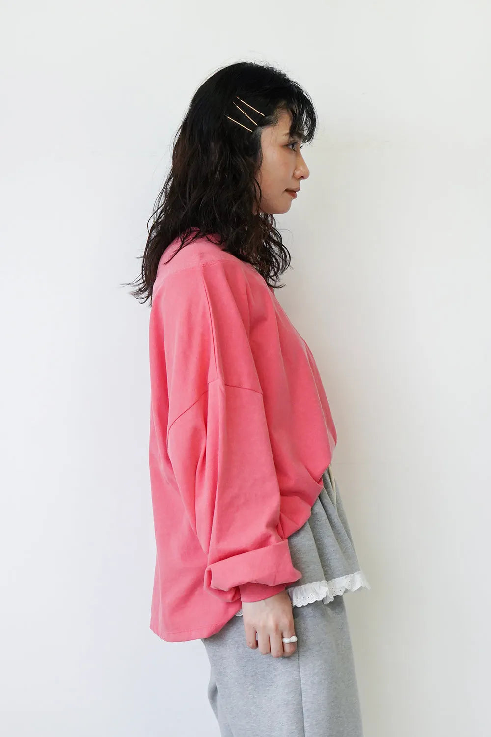 ワンショルオープンカットソー