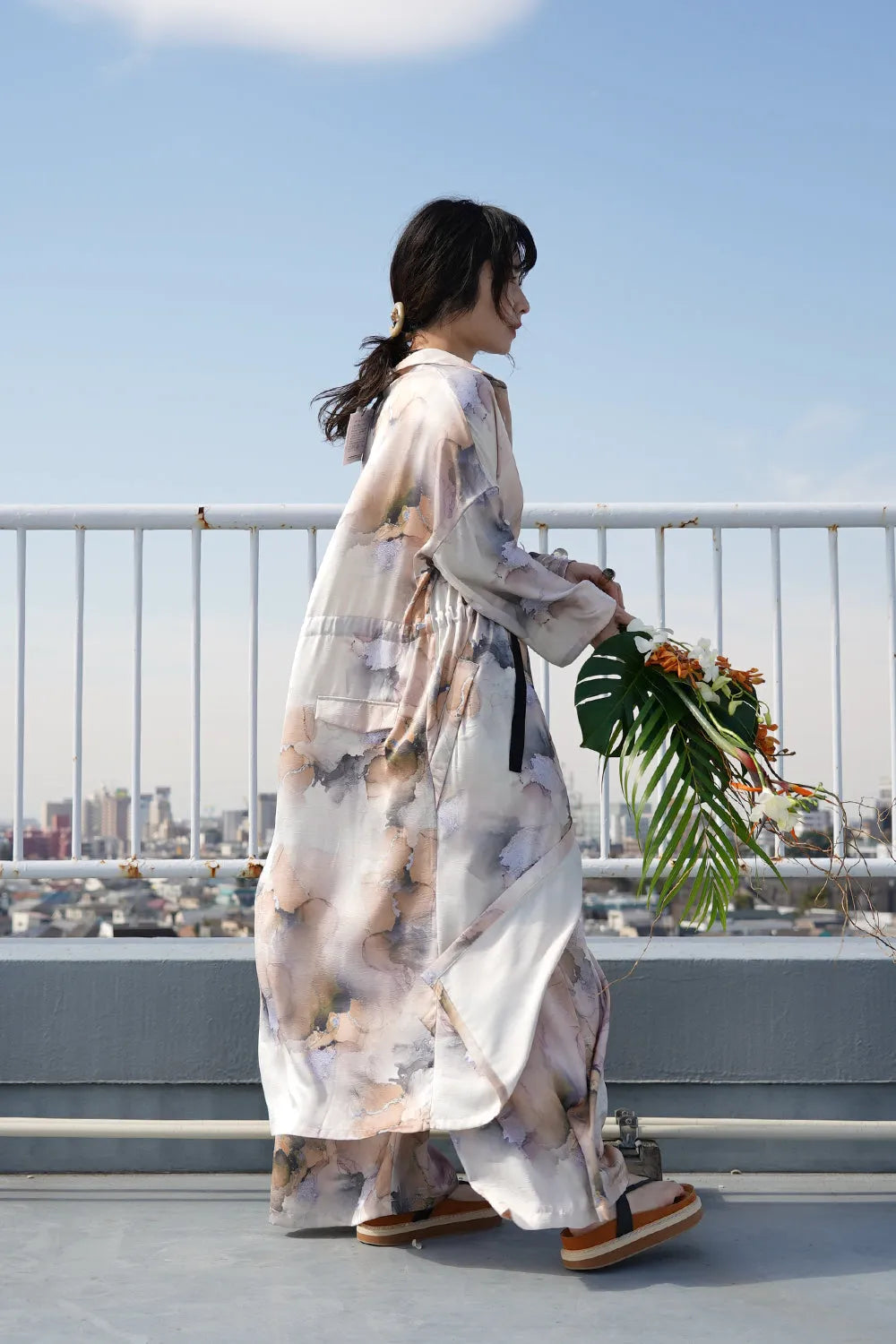 LILA n'citta】水彩柄サテンイージーパンツ – LILA & CITTA ONLINE SHOP