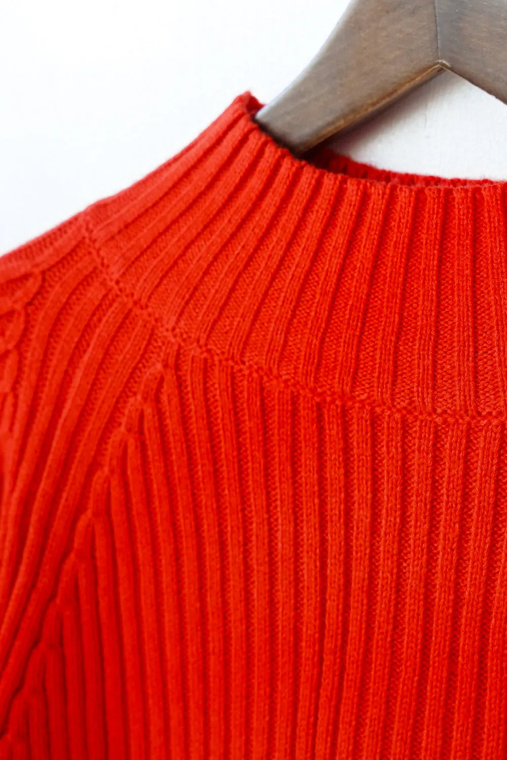 【ante aciem】アシンメトリーリブニット