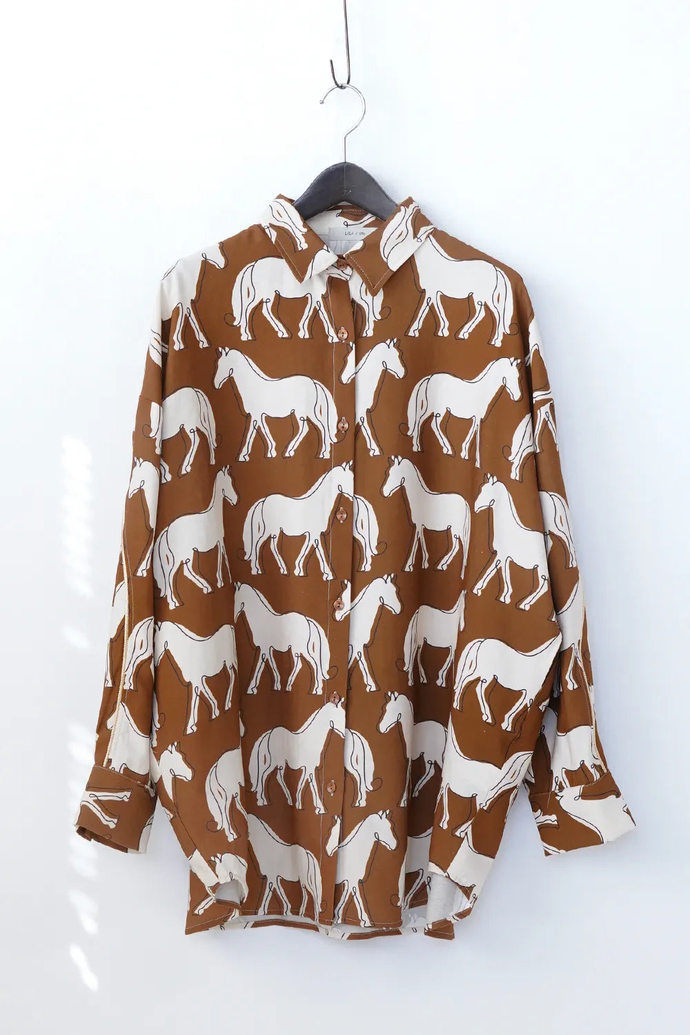 LILA n' citta】馬柄チュニックシャツ – LILA & CITTA ONLINE SHOP LILA n' citta】馬柄チュニックシャツ – LILA & CITTA ONLINE SHOP