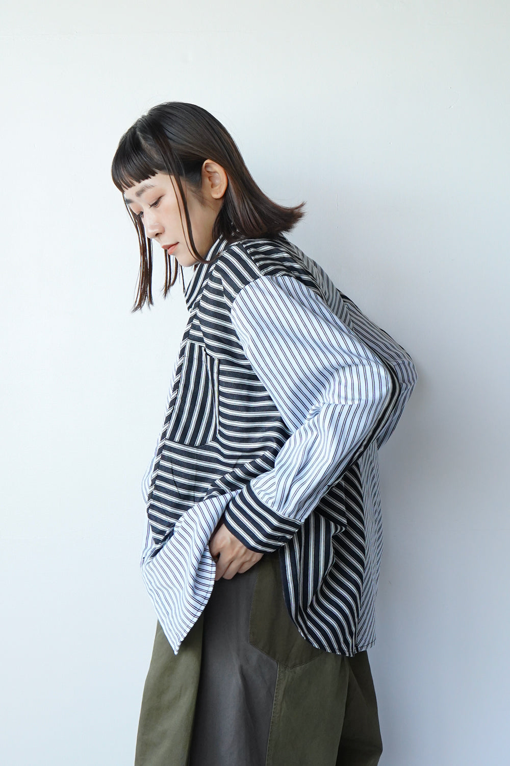 アシメカラーウェア アシメミックス切替シャツ – LILA & CITTA ONLINE SHOP