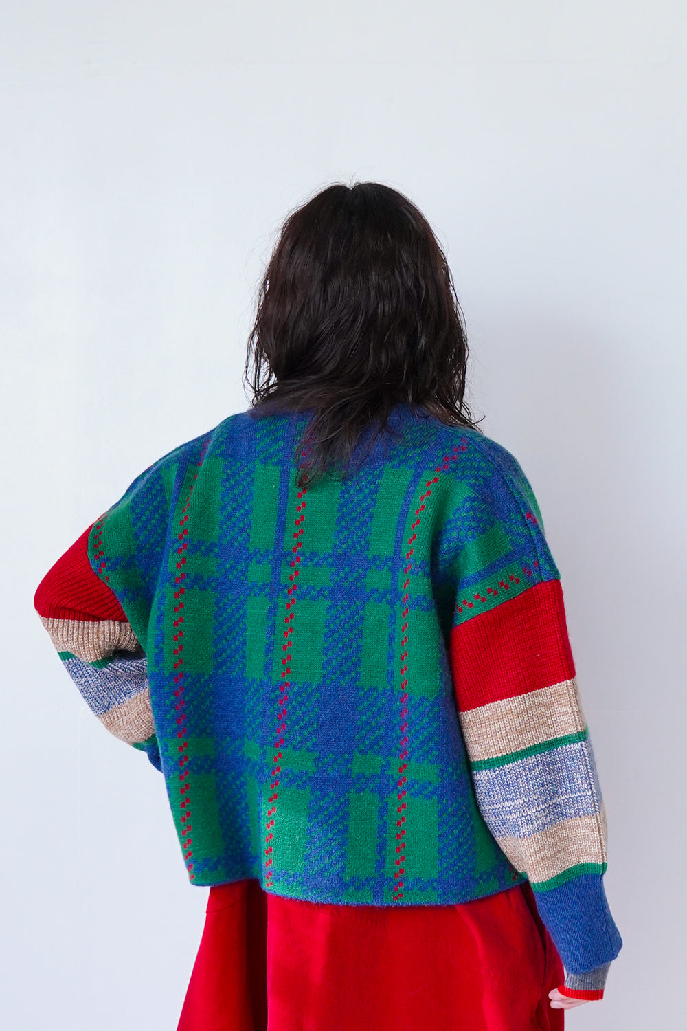 マルチチェックニットカーディガン – LILA & CITTA ONLINE SHOP