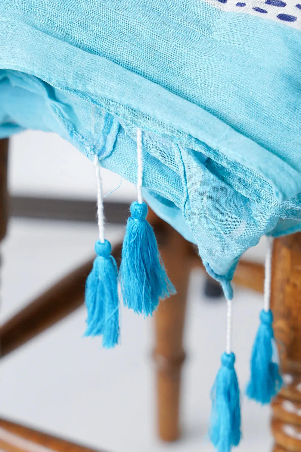 エスニック柄大判ストール