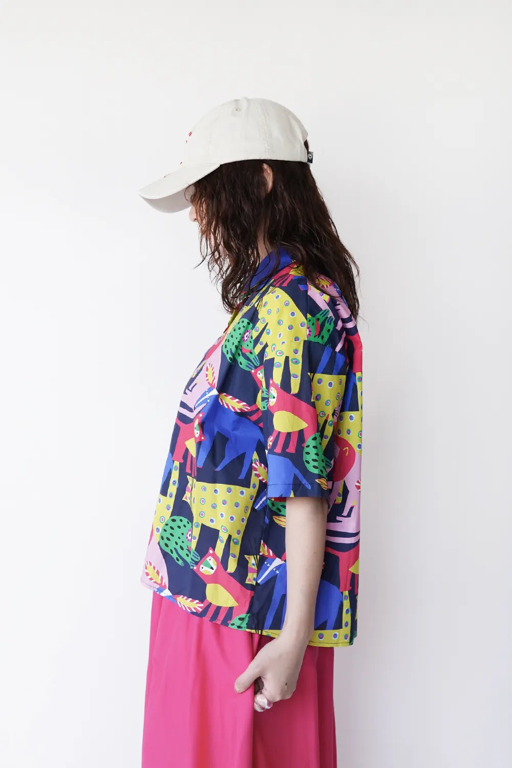 カラフルアートアニマル柄コットンシャツ – LILA & CITTA ONLINE SHOP カラフルアートアニマル柄コットンシャツ – LILA & CITTA ONLINE SHOP