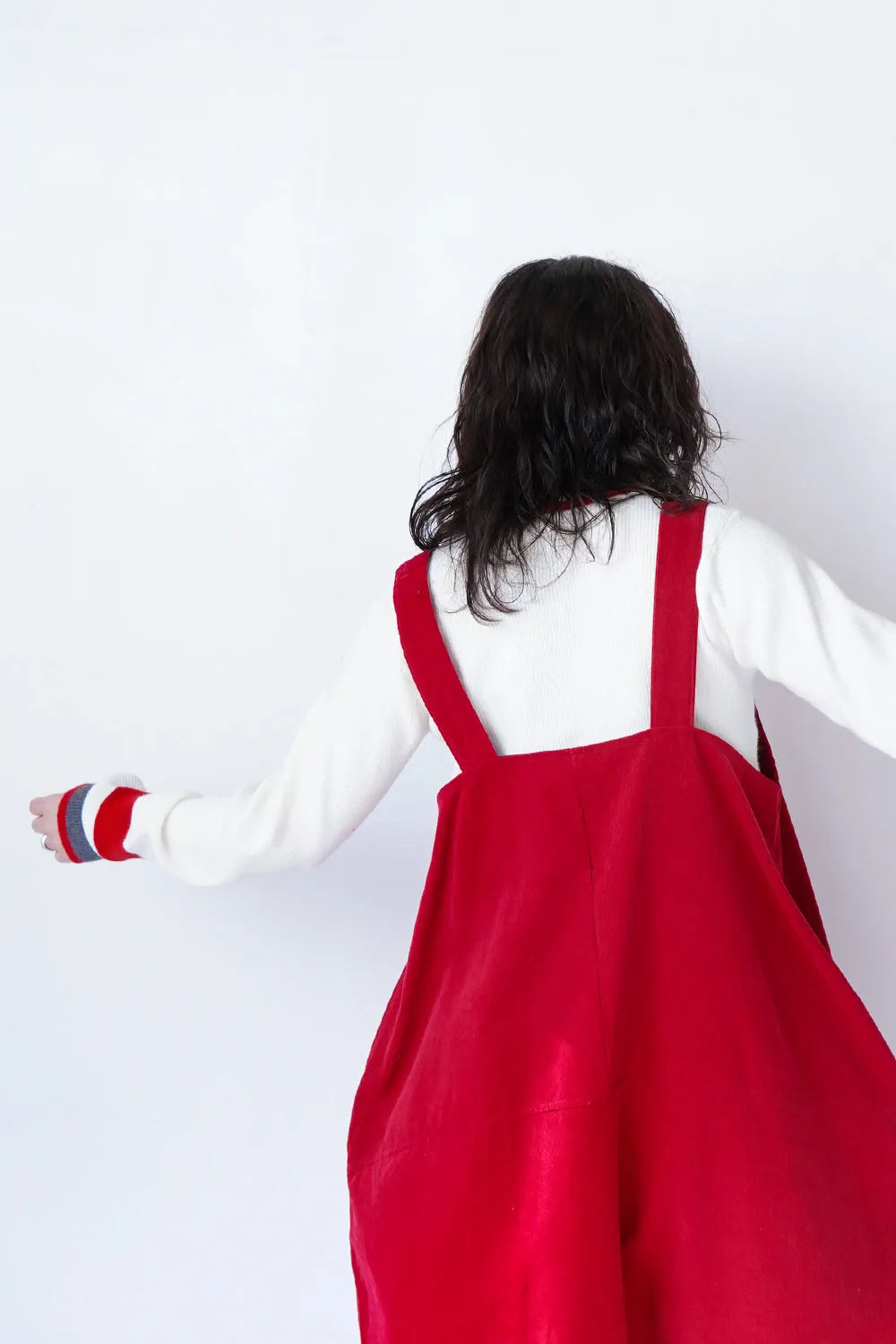 コーデュロイサルエルサロペット