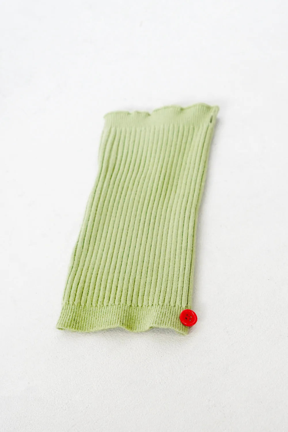 つぎはぎ配色スリーブリブニットカーディガン