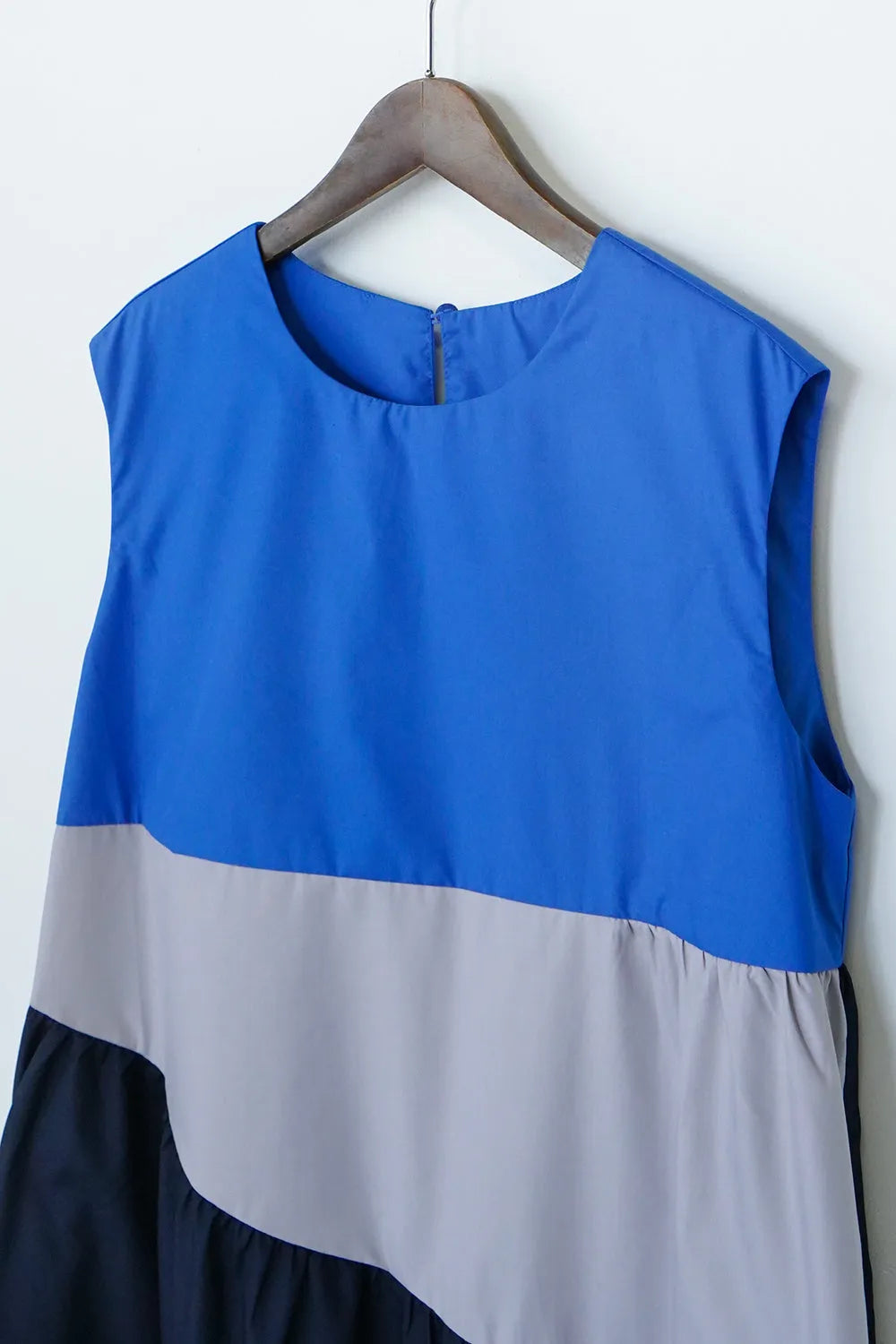 3配色ロングワンピース