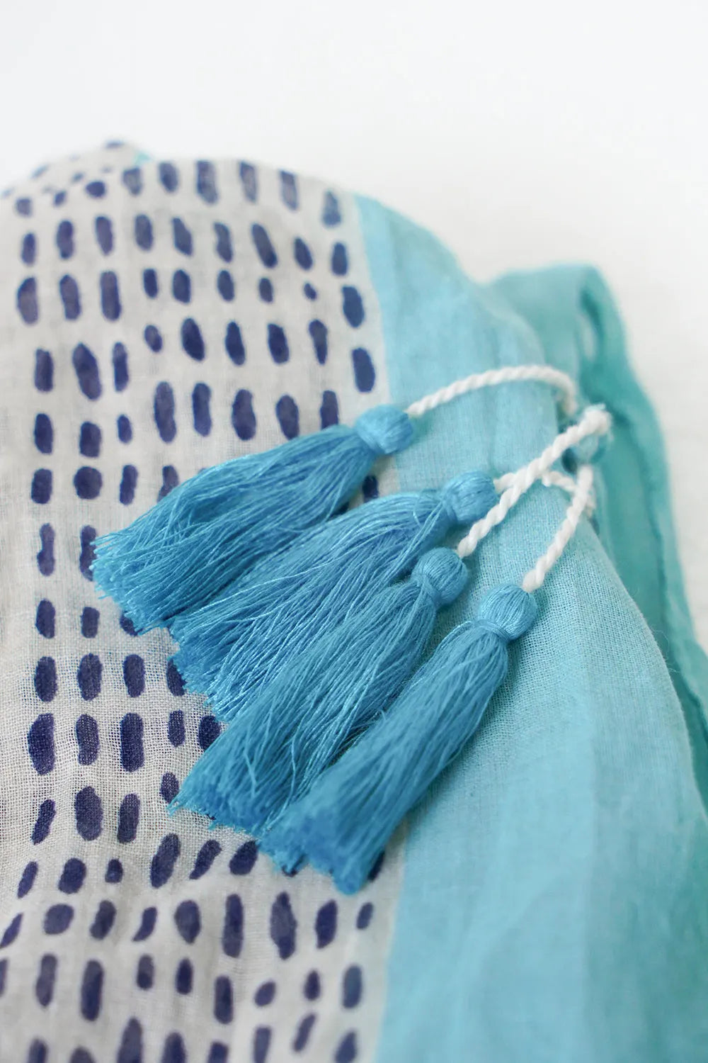 エスニック柄大判ストール