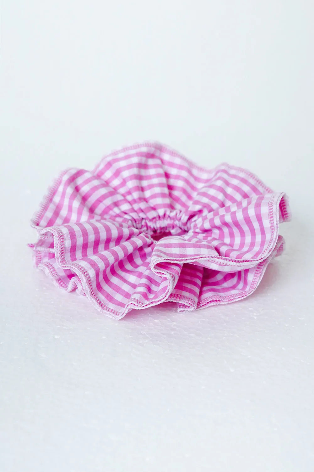 ギンガムチェックシュシュ