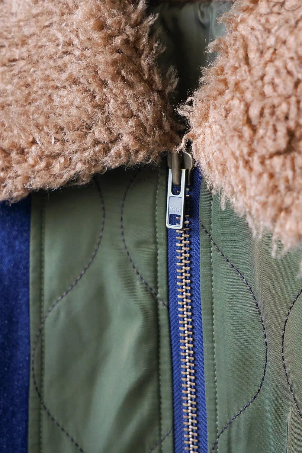 ボアMIXデニムジャケット