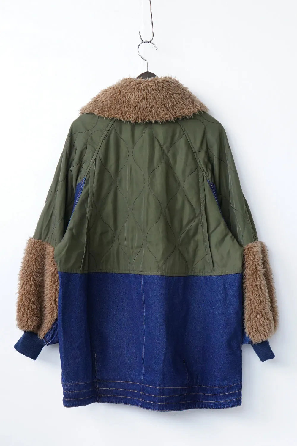 ボアMIXデニムジャケット