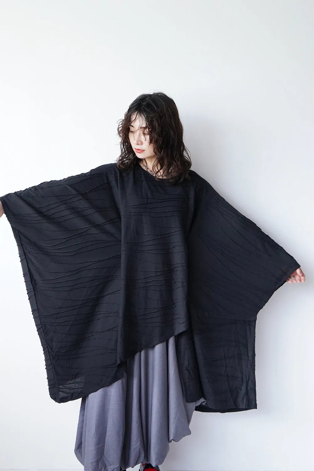 超ワイドアシメカットプルオーバー