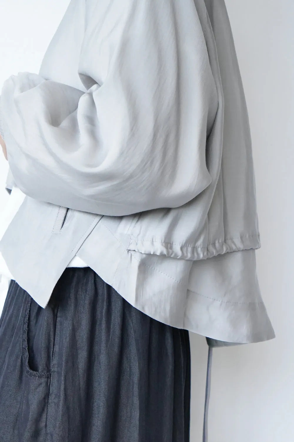 段違いビッグポケットシアーブルゾン