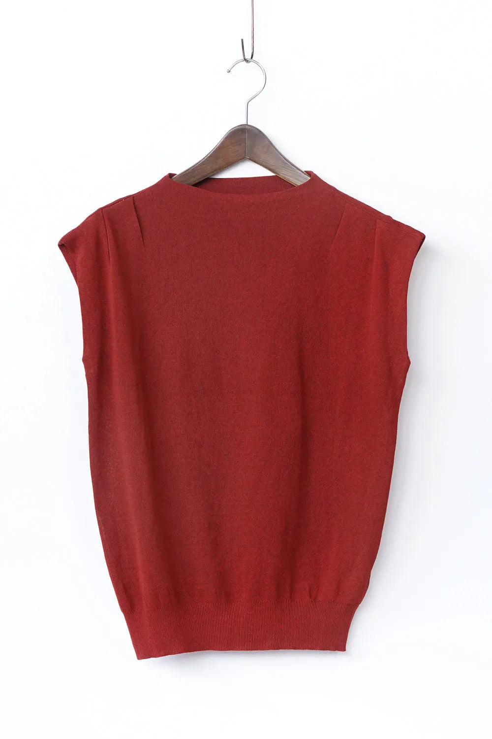 モックネックニットソー