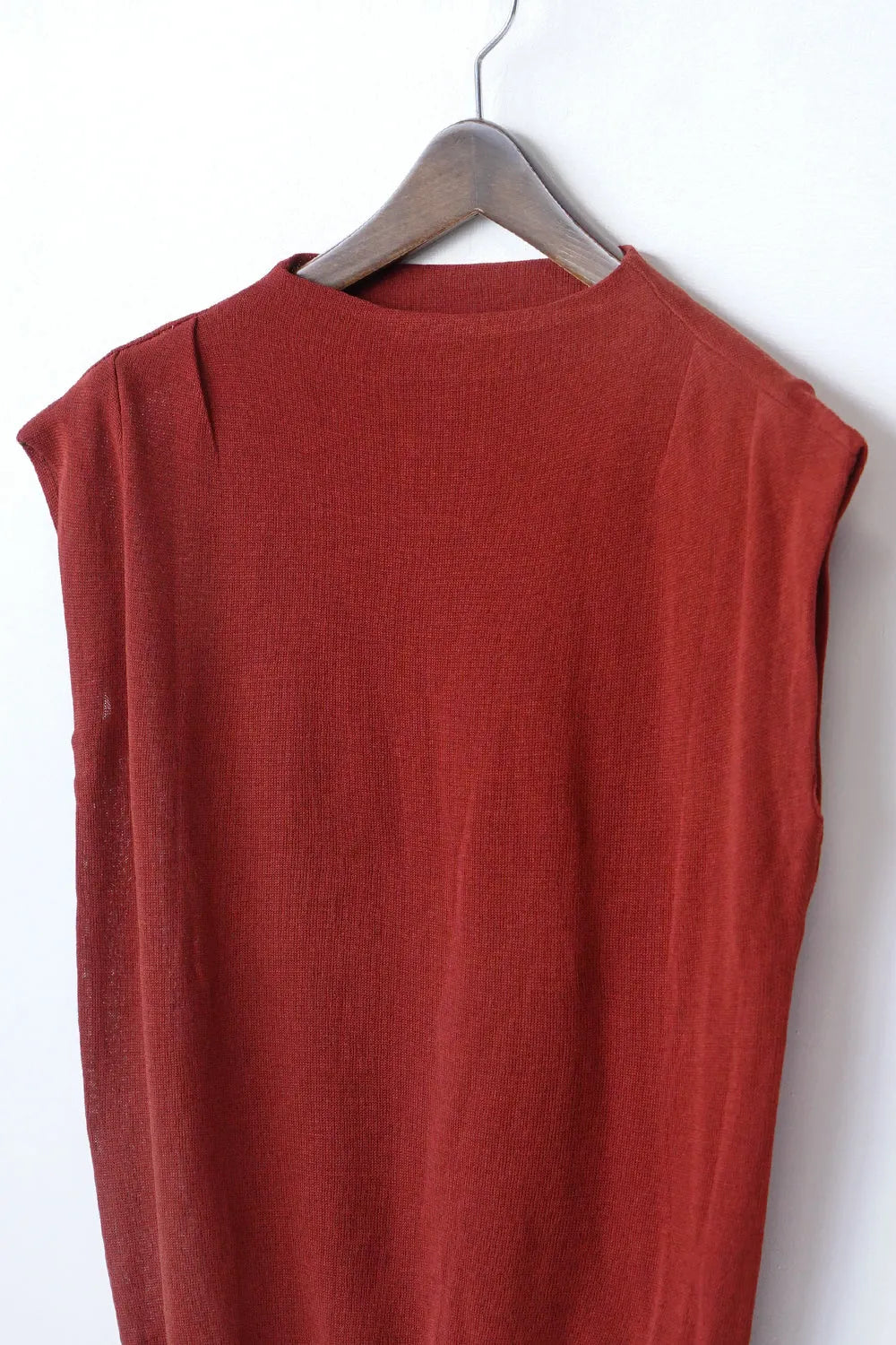 モックネックニットソー