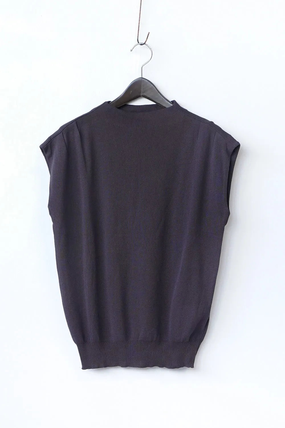 モックネックニットソー