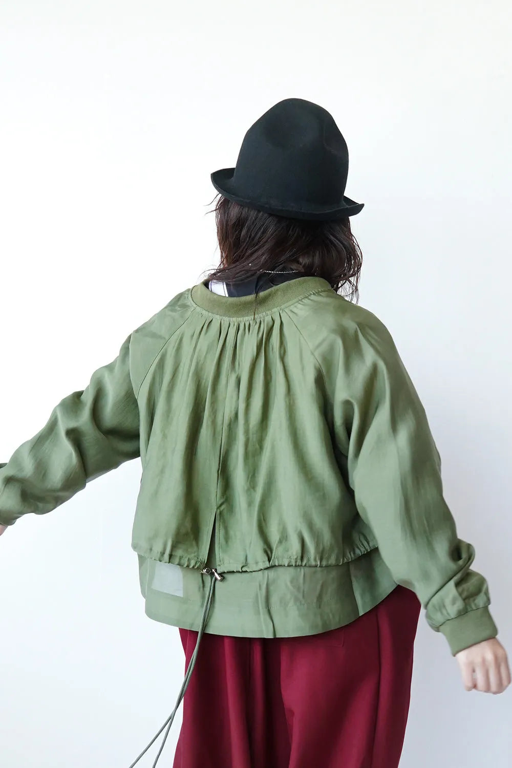 段違いビッグポケットシアーブルゾン