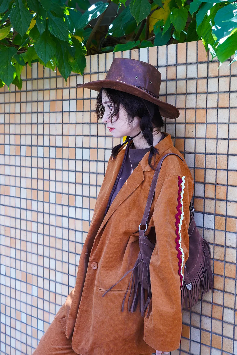 【LILA n’ citta】リックラックコーデュロイジャケット