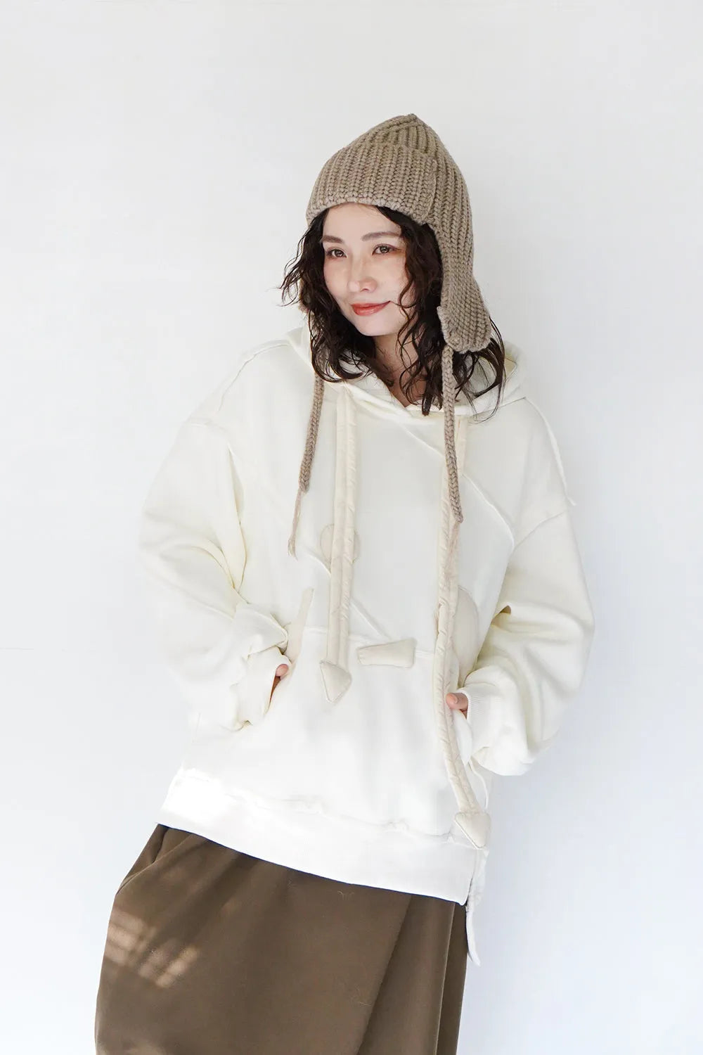 キルトパッチワークパーカ