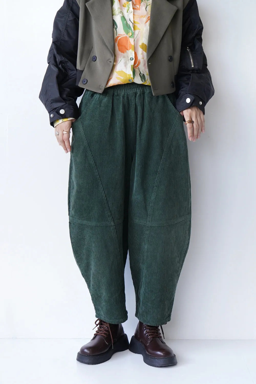 コーデュロイボールパンツ