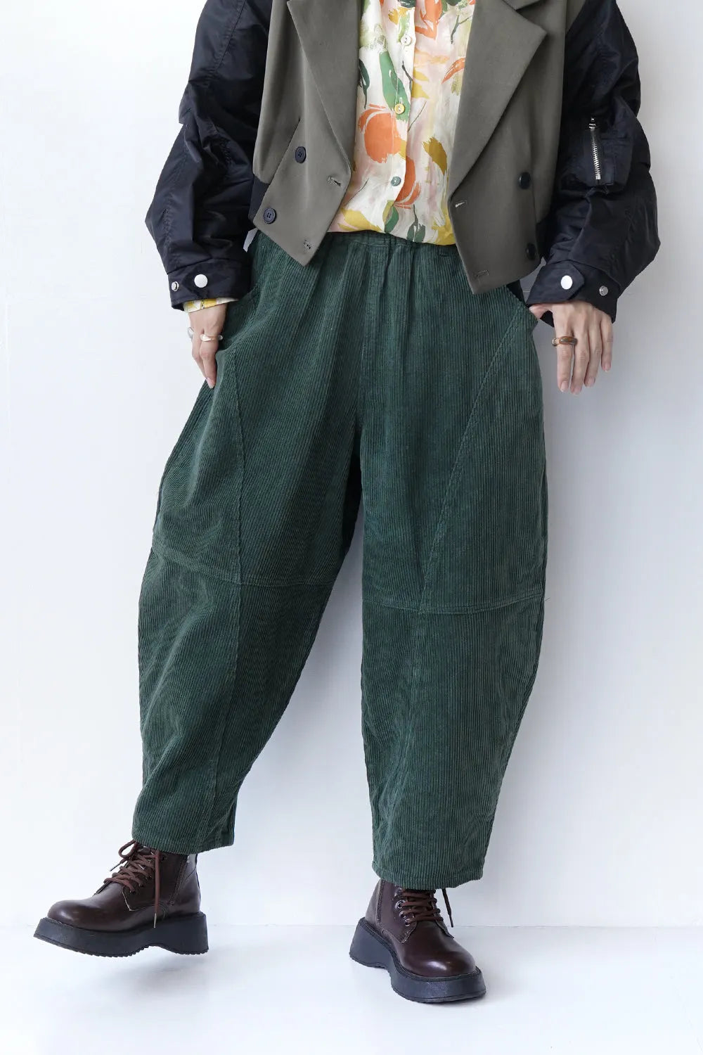 コーデュロイボールパンツ