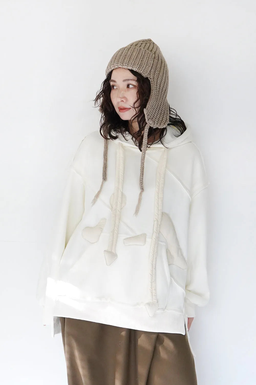 キルトパッチワークパーカ