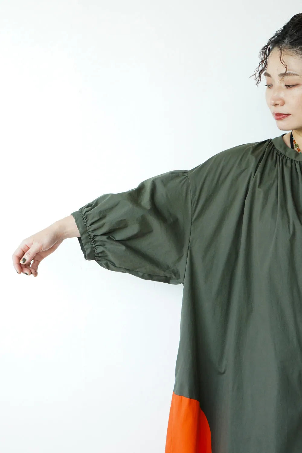 【LILA n' citta】配色ワンピース